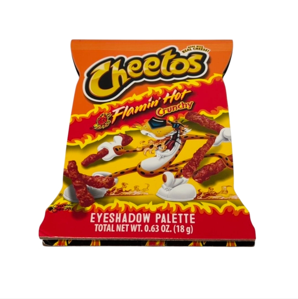 Taste Beauty Cheetos Flamin' Hot Crunchy Eyeshadow Palette